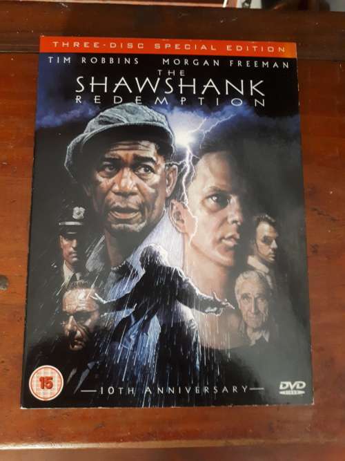 Rare 10th Anniversary Three Disc Special Edition The Shawshank Redemption DVD Boxset