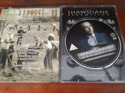 Rare 10th Anniversary Three Disc Special Edition The Shawshank Redemption DVD Boxset