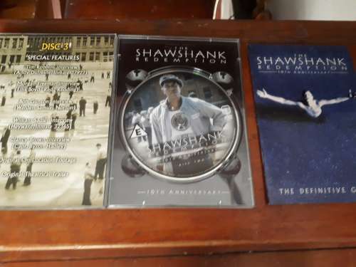 Rare 10th Anniversary Three Disc Special Edition The Shawshank Redemption DVD Boxset