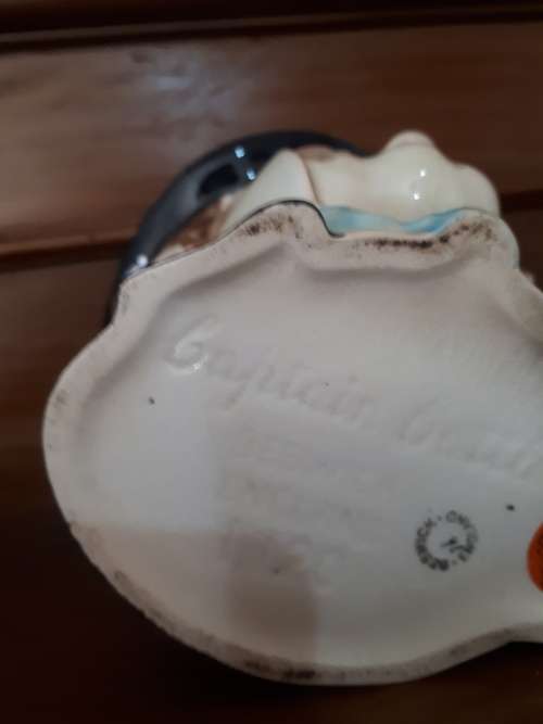 Beswick Captain Cuttle Toby Jug (Marked, numbered @ stamped)