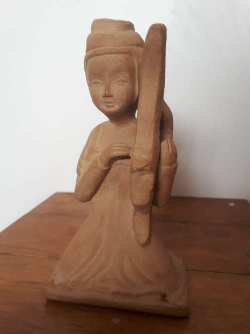 Circa 1978 Clay Baked Thailand Buddha (Signed @ Stamped)
