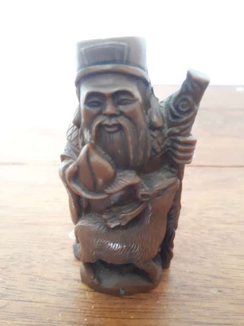 Chinese Imperial Monk Resin Figure