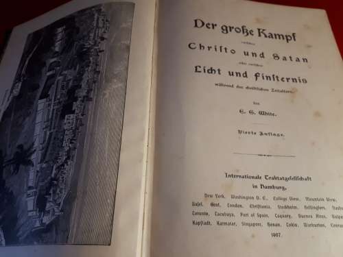 Circa 1907 Der Groke Kampf / Zwischen / Christo und Satan (4th Edition)