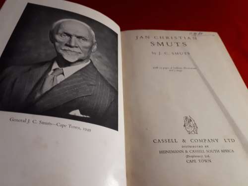 Jan Christian Smuts Circa 1952 First South African Edition - J.C Smuts