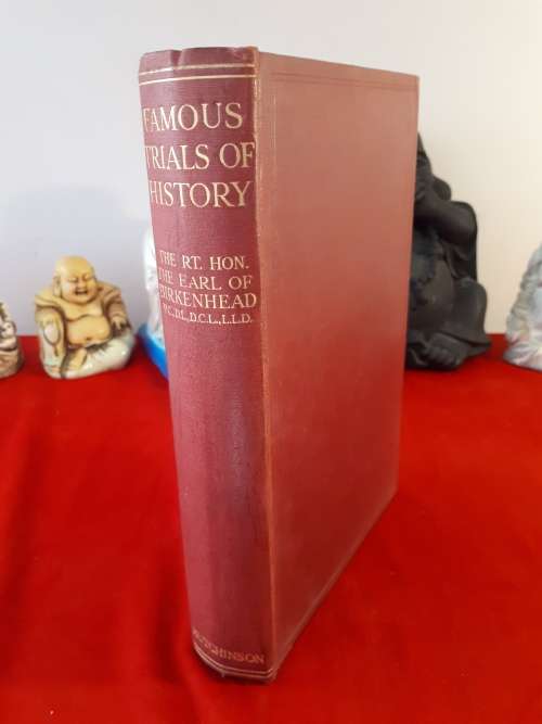 Circa 1926 Famous Trials of History Illustrated - The Earl of Birkenhead