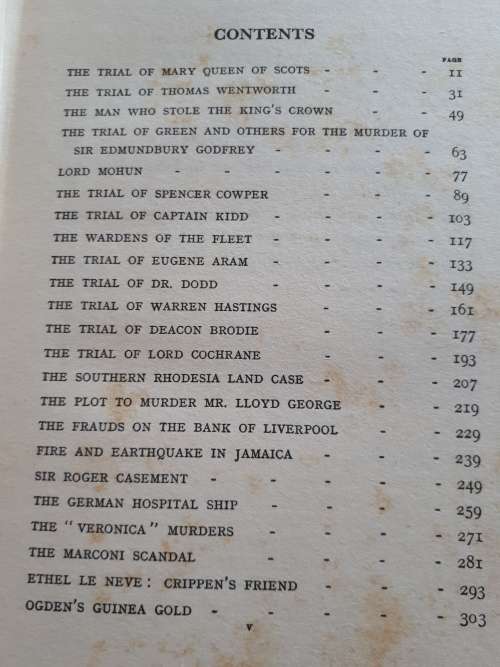 Circa 1926 Famous Trials of History Illustrated - The Earl of Birkenhead