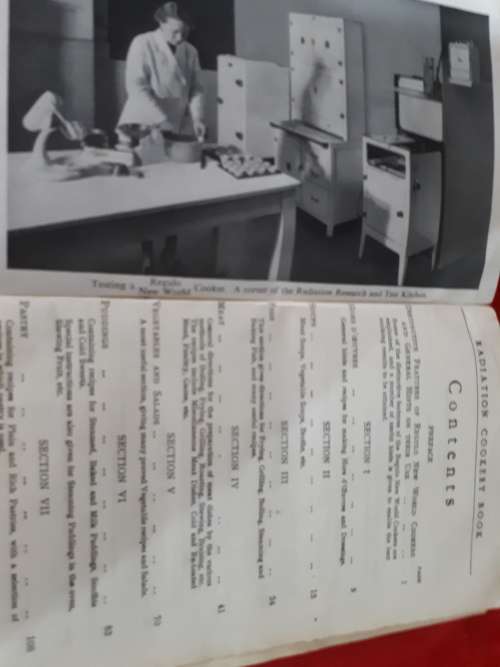 Circa 1945 Radiation Cookery Book