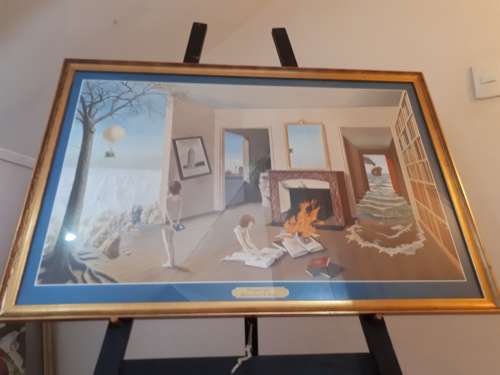 Dominique Appia (1926-2017) Original 1975 Licenced Print of Entre Les Trous De La Memoire