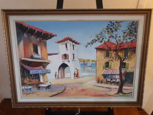 Beautiful Oil On Board by Popular SA Artist Vincent Olivier (1936 - ) Signed @ Dated 97`