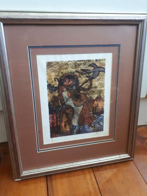 Hoyle Limited Numbered 3/3 Signed Framed Print Dated 92
