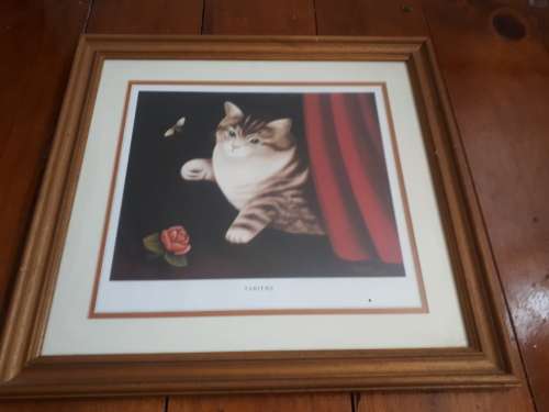 Popular British Artist Martin Leman (1934 -) Framed Signed Print 81