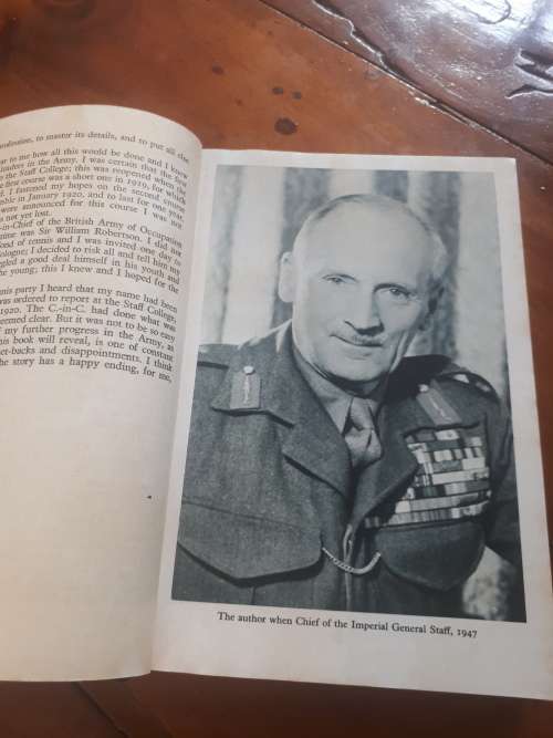 Circa 1960 Memoirs Montgomery Of Alamein