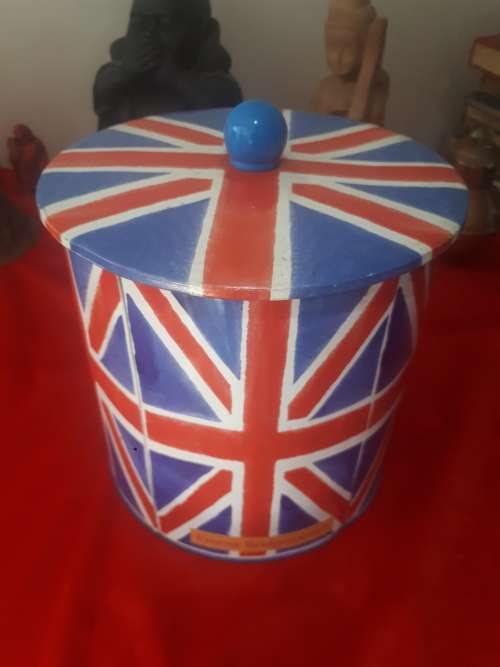 Retro Emma Bridgewater Union Jack Tin Storage Container
