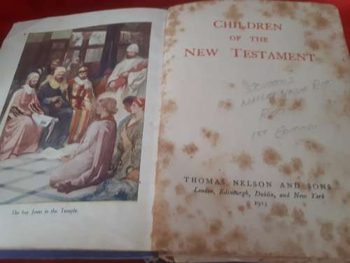 Children Of The New Testament - 1913 First Edition Illustrated Clothcover