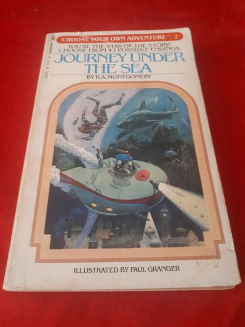 Journey Under The Sea #2 by R.A. Montgomery - Choose Your Own Adventure 1981 Paperback