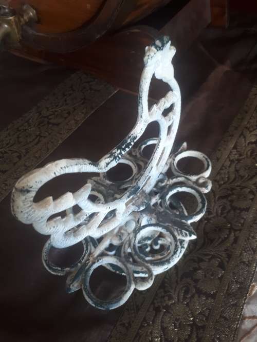 Vintage Pre 1950`s Cast Iron Hen Egg Holder