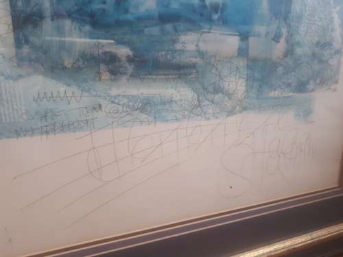 Mixed Media Artwork - Signed & Marked Cape Town Waterfront