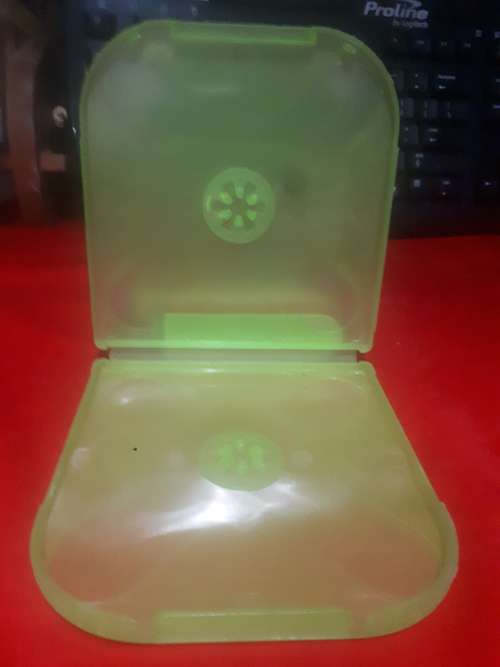 Lime Green Hard Plastic DVD Covers