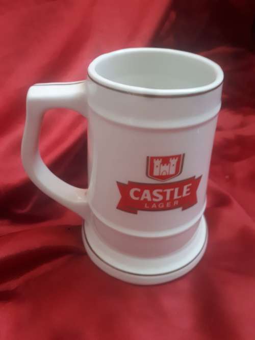 Retro SA Continental Castle Lager / Lion Lager Ceramic Tankard