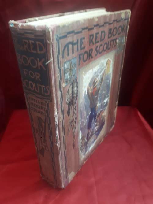 Circa 1911 The Red Book For Scouts Clothcover