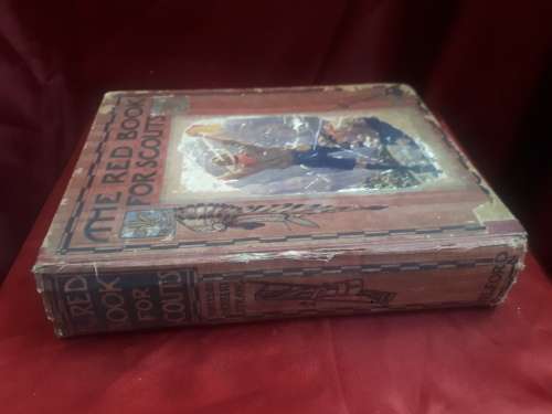 Circa 1911 The Red Book For Scouts Clothcover