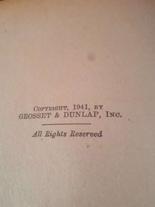 Rare 1941 First Edition `The Clue In The Patchwork Quilt by Margaret Sutton