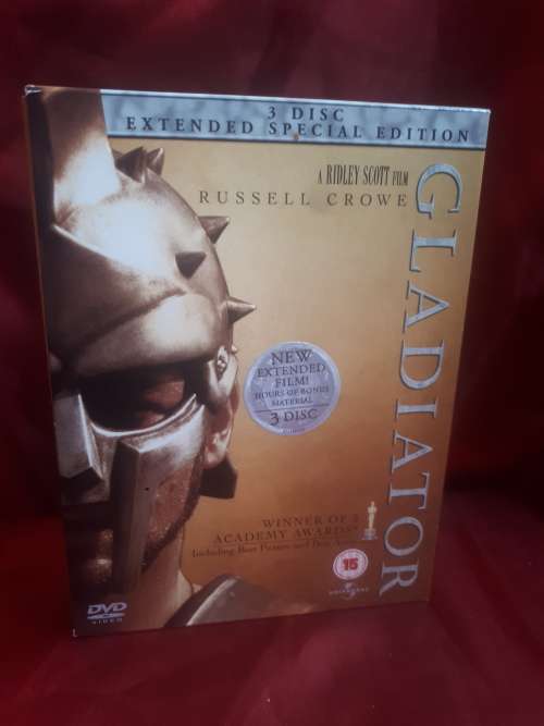 Rare 2005 GLADIATOR 3 Disc Extended Special Edition DVD Boxset