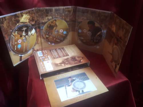 Rare 2005 GLADIATOR 3 Disc Extended Special Edition DVD Boxset