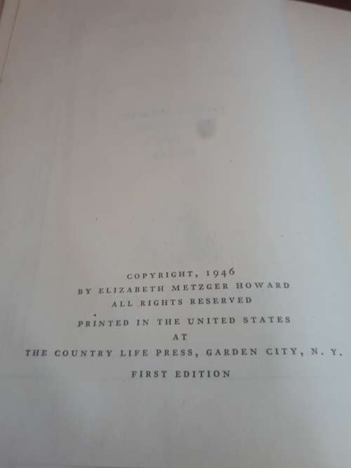 Before The Sun Goes Down `Elizabeth Howard` 1946 First Edition Hardcover