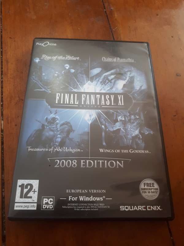 Final Fantasy XI 2008 Edition PC - Game + 4 Expansion Packs