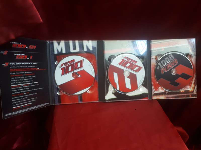 RAW 100 - 3 DISC DVD BOXSET