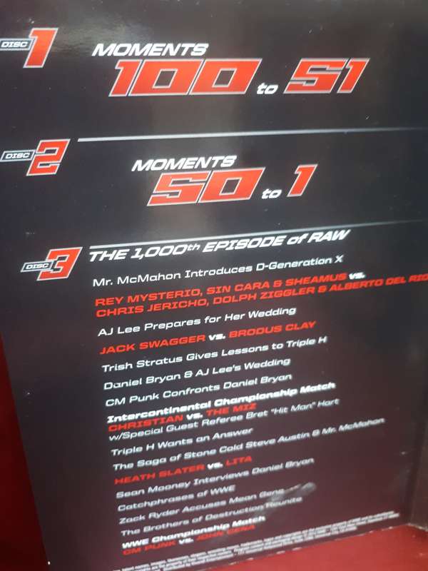 RAW 100 - 3 DISC DVD BOXSET