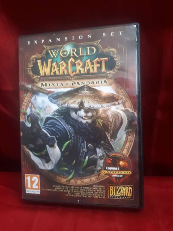 2012 World of Warcraft `Mists of Pandaria` 2 Disc Expansion Set