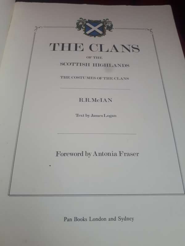 R.R. McIAN`S THE CLANS OF THE SCOTTISH HIGHLANDS