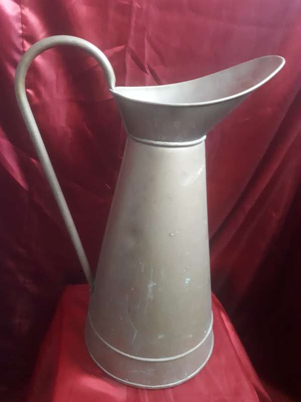 Large Early 1900`s Brass Pitcher