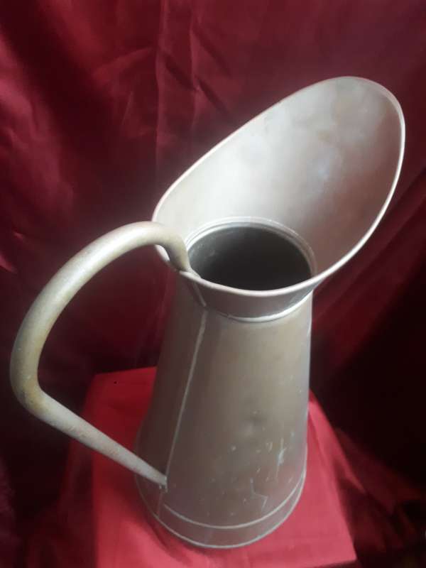 Large Early 1900`s Brass Pitcher