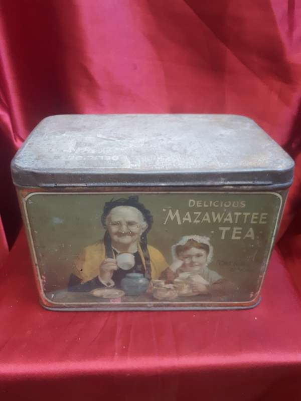 1900`s 3 LBS Mazawattee Tea Tin