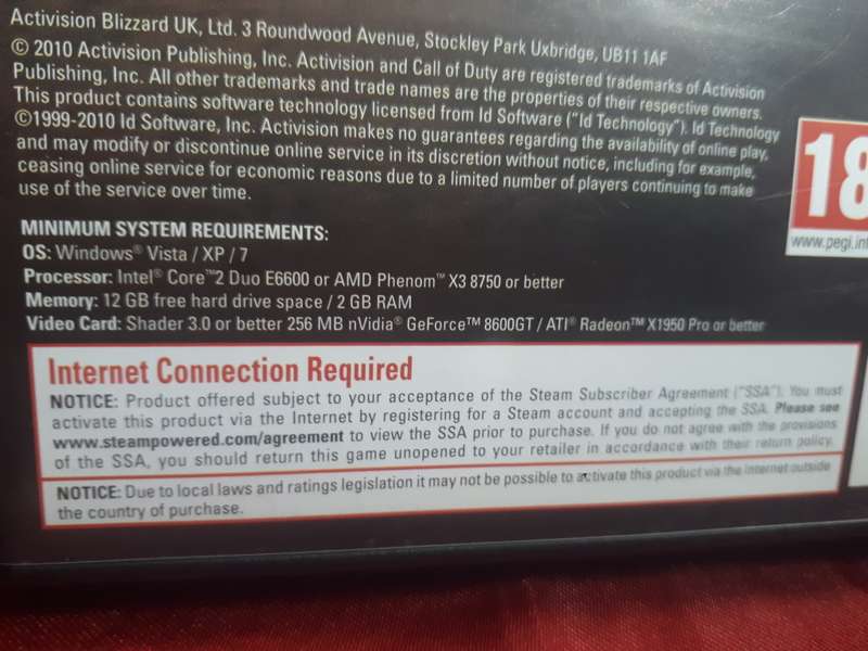 CALL of DUTY BLACK OPS PC