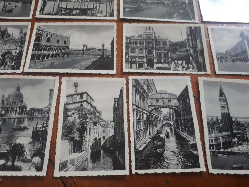 Complete Set of 20 Black & White Photos Venice 1941