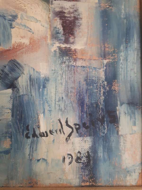 Highly Acclaimed & Internationally Recognized SA Artist Edward Speirs (1937-2006) Oil on Canvas