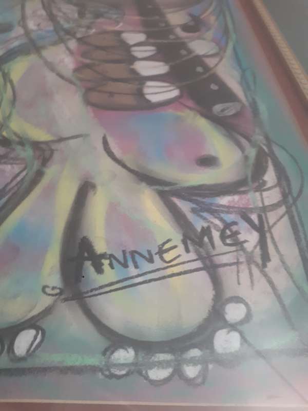 Large Stunning Pastel Artwork By Popular SA Artist Anne Mey