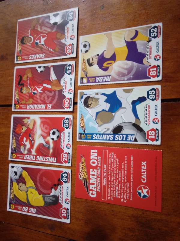 2011 CALTEX SUPA STRIKAS COLLECTORS CARDS 7/15