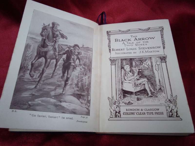 1910 - 1940 Collins Pocket Edition `The Black Arrow` Robert Louis Stevenson