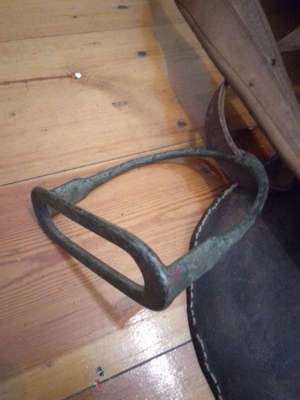 Boer War Era Saddle - Inscribed Johan Van Wyk 1899