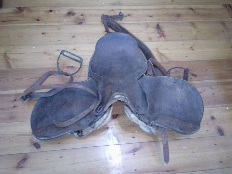 Boer War Era Saddle - Inscribed Johan Van Wyk 1899