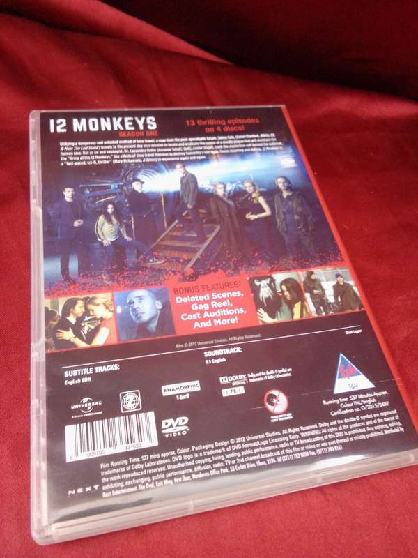 12 MONKEYS SEASON ONE DVD