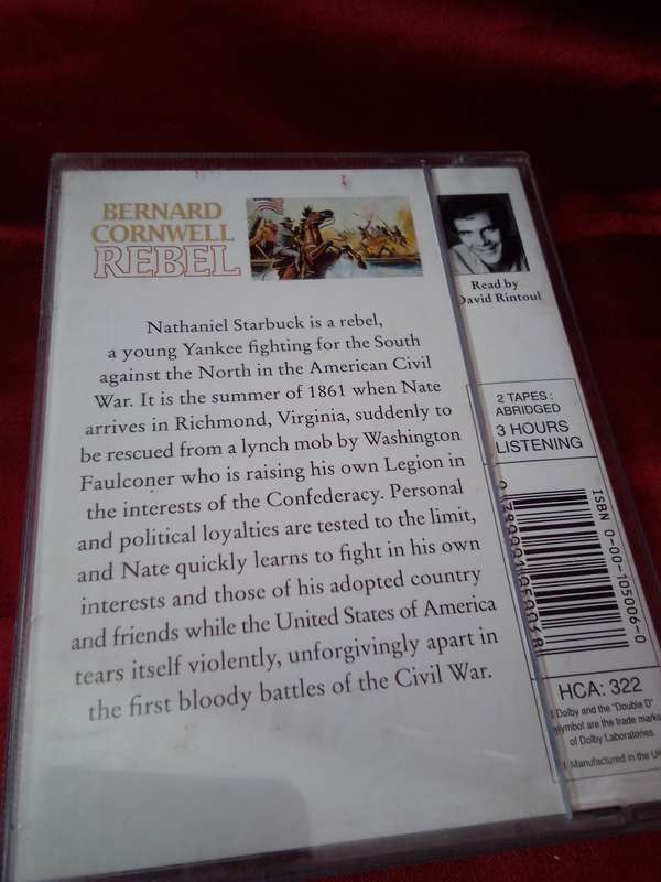 Bernard Cornwell `Rebel` Double Cassette Audio Book
