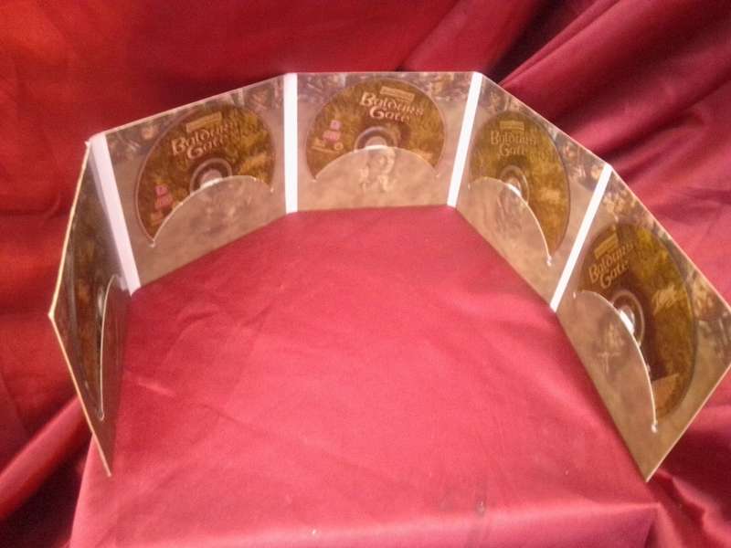 RARE !! 1998 Dungeons & Dragons Baldur`s Gate First Release 5 Disc Set in Original Sleeve