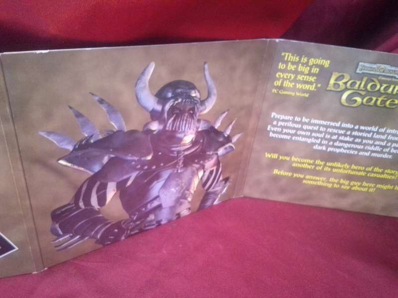RARE !! 1998 Dungeons & Dragons Baldur`s Gate First Release 5 Disc Set in Original Sleeve
