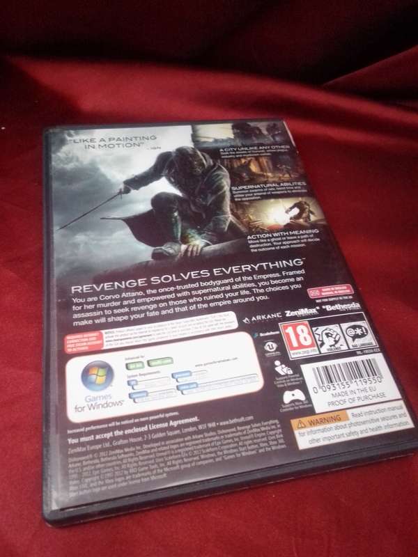 DISHONORED `PC`